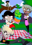  2023 alpha_kids bad_quality broken_source dirk_strider food fork gh0stcr33p jake_english jane_crocker knife roxy_lalonde sburb_logo starter_outfit strong_tanktop trees 