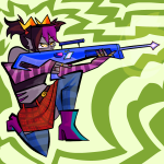  2024 ahab's_crosshairs alternate_hair crossdressing eridan_ampora fullres gills grubscars jaggy_lines march_eridan pasparagus profile solo 