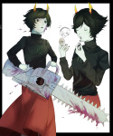  2024 art_dump blood blush chainsaw fullres kanaya_maryam lineart lipstick_tube profile r_ch07 redrom rose_lalonde rosemary shipping starter_outfit sweat zodiac_symbol 