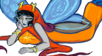  2024 aranea_serket chomplicated dancestors fullres godtier light_aspect lying solo sylph 