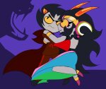  2026 blood_aspect feferi_peixes fullres godtier homes_smell_ya_later karkat_vantas knight lifeblood redrom shipping silhouette starter_outfit tornad0tommy weapon 