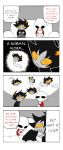  2026 animalstuck comic dave_strider fullres john_egbert karkat_vantas profile red_baseball_tee red_knight_district redrom shipping sitting starter_outfit text turntgh word_balloon 