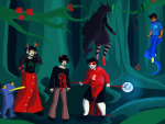 ! 2013 blood breath_aspect crocker_corruption crocker_war_fork dogtier fullres godtier grimbark heir iguanas impalement jade_harley jane_crocker john_egbert kanaya_maryam karkat_vantas land_of_frost_and_frogs life_aspect maid midair panel_redraw prablata space_aspect tiaratop trees witch