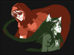  dave_strider dogtier godtier jade_harley knight space_aspect starexorcist time_aspect witch 