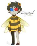  2013 bee_outfit sollux_captor solo text wings_only wingstuck 