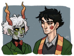  2014 cairo_overcoat caliborn caliborn&#039;s_self-insert callie_ohpeee calliope fullres humanized roachpatrol scars siblings:caliborncalliope 