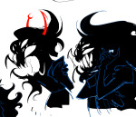  2025 ancestors fullres fusion haven homestuck:_beyond_canon jaggy_lines lusus marquise_spinneret_mindfang no_hat silhouette sketch solo spidermom starter_outfit 