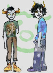  2016 emoticon fashion fullres gamzee_makara image_manipulation pbj scrims shipping tavros_nitram 