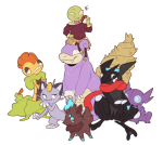 2016 casual clover clover_with_a_mouth clownmantis crossover felt fullres pok&eacute;mon wonk