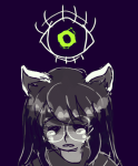  2013 crying dogtier fullres godtier grayscale headshot highlight_color jade_harley madammonkey monochrome solo space_aspect witch 