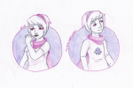  multiple_personas rose&#039;s_pink_scarf rose_lalonde solo starter_outfit thoughts-and-bubbles 