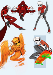2016 art_dump dave_strider davesprite fullres godtier impalement katana knight midair red_baseball_tee red_record_tee solo sprite supersopka time_aspect timetables unreal_air
