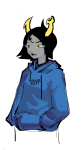  2024 alternate_hair candy_timeline casual fullres haven homestuck:_beyond_canon jaggy_lines solo text vriska_maryam-lalonde 