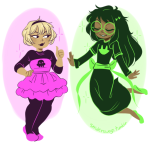  black_squiddle_dress clothingswap dress_of_eclectica jade_harley rose_lalonde striderswag thumbs_up 