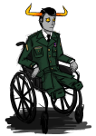  60sstuck au militarystuck sketch solo spleen tavros_nitram wheelchair 