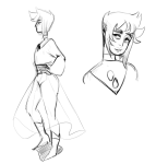 2016 art_dump bloody_maryam crossover fashion fullres fusion grayscale headshot kanaya_maryam karkat_vantas profile shipping sketch steven_universe yerlosing