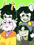  2018 blush broken_source cat_hat dogtier fullres g00pchii godtier headshot jade_harley kanaya_maryam light_aspect nepeta_leijon olive_garden redrom rose_lalonde rosemary seer shipping space_aspect starter_outfit witch wonk 
