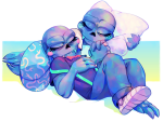  2018 barefoot caliborn calliope casual fullres holding_hands ring_of_life siblings:caliborncalliope skelletang sleeping starter_outfit 