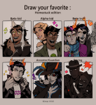  2022 alternate_hair ancestors art_meme artificial_limb blackdiamond body_modification cronus_ampora dancestors dd diamond diamonds_droog dogtier dream_ghost eridan_ampora eyepatch fullres godtier jack_noir jade_harley jake_english marquise_spinneret_mindfang roxy_lalonde scars shipping space_aspect spade spades_slick starter_outfit text vriska_serket witch zzoupz 