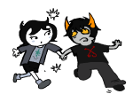  2025 c1ubdeuce fullres hiveswap holding_hands jaggy_lines joey_claire starter_outfit xefros_tritoh 