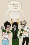  2012 calliope dirk_strider english_muffin fullres jaggy_lines jane_crocker pumpkin_patch redrom shipping speculative_design starter_outfit text trollified word_balloon yorsh 
