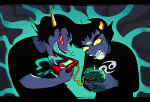  2024 fullres gaming karkat_vantas licking melerbytes starter_outfit sweat terezi_pyrope 