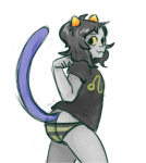  animated heart nepeta_leijon no_hat nsfwsource psc-art request solo undergarments 