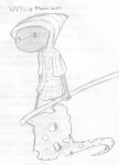  2010 flag fullres grayscale pencil sadstuck seiyaku solo text warweary_villein wv 