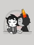  2024 fullres hiveswap joey_claire kiss redrom shipping sitting star_crossed_romance starter_outfit tipsytangent00 xefros_tritoh 
