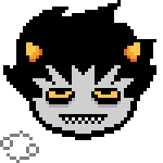  2011 animated fullres headshot karkat_vantas pixel solo supajackle transparent zodiac_symbol 