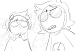 2016 breath_aspect clothingswap dancestors dream_ghost dreamself fullres godtier grayscale kankri_vantas page paperseverywhere sketch sollux_captor tavros_nitram terezi_pyrope whistle