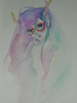  headshot inexact_source pandemonium-san solo vriska_serket watercolor 