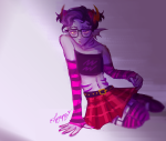  2021 crossdressing eridan_ampora fullres gills grubscars march_eridan sitting solo zzoupz 