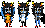 2013 666bot artificial_limb eyepatch fairy_dress fullres godtier light_aspect pixel solo starter_outfit thief transparent vriska_serket 