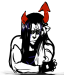  crying equius_zahhak headtraumakid limited_palette solo 