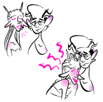  blush cromeen cronus_ampora dancestors ghostfishkrillah highlight_color meenah_peixes shipping 