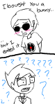  ? blush comic crossover dave_strider deleted_source hammertime john_egbert moved_source parody pon_and_zi redrom shipping talking_tree wise_guy_slime_suit 