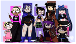  avatar_the_last_airbender black_squiddle_dress crossover danny_phantom dc el_tigre gainax invader_zim panty_and_stocking rose_lalonde sarcasmprodigy teen_titans the_grim_adventures_of_billy_and_mandy thorns_of_oglogoth 