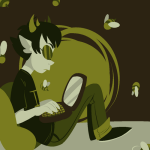  2015 bees computer fullres kiki-kit limited_palette profile sitting sollux_captor solo starter_outfit 