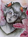 2022 freckles fullres headshot henamichaelis karkat_vantas solo starter_outfit watercolor