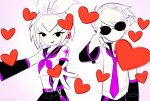  2025 aspect_symbol dave_strider fashion fsjtebxurxjdxu9 fullres headphones heart light_aspect microphone rose_lalonde suit time_aspect 