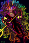  2014 ancestors body_modification fullres her_imperious_condescension imperial_trident kf1n3 panel_redraw solo starter_outfit 
