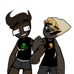   arm_in_arm dirk_strider jake_english pumpkin_patch redrom shipping skulleth strong_tanktop transparent 
