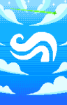  2024 animated aspect_symbol breath_aspect clouds dukuroyu fullres godtier heir john_egbert meteor pixel solo stars 
