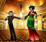 2012 ancestors dancing fashion fernacular flowers formal fullres holding_hands image_manipulation suit tavros_nitram the_dolorosa zodiac_symbol