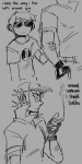  2024 age_discrepancy arm_in_arm bro broconwhore comic dave_strider first_stridercest fullres grayscale incest lineart monochrome sketch smoking text 