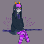  2013 alternate_hair blush eridan_ampora fullres offendedzacharie rule63 sitting solo 
