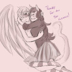 cawoof davesprite dogtier godtier hug jade_harley redrom ro-taniah shipping space_aspect sprite witch