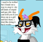  1s_th1s_you crossdressing crossover eridan_ampora image_manipulation march_eridan solo source_needed tails_gets_trolled this_is_stupid word_balloon 