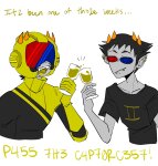 2024 ancest beverage body_modification broconwhore captors dancestors honey_mustard mituna_captor profile redrom shipping sollux_captor starter_outfit text